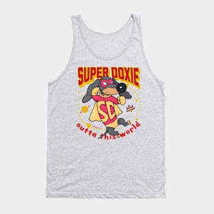 Cute Superhero Super Doxie outta this world Tank Top